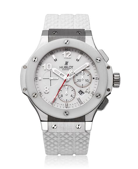 white ceramic hublot